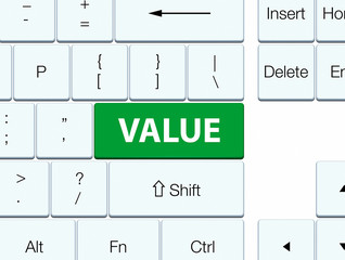 Value green keyboard button