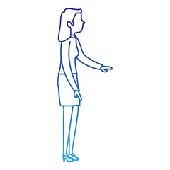 successful businesswoman profile avatar character