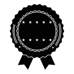 united states of america seal with ribbon