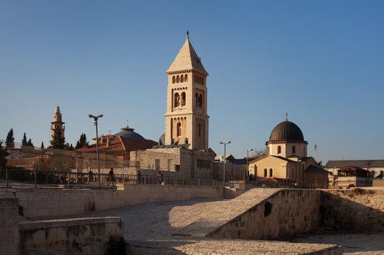 View to the Aqsa mosque.