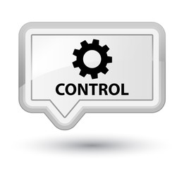 Control (settings icon) prime white banner button