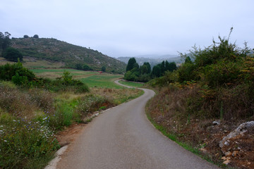 The oldest Camino de Santiago in Spain the "Camino Primitivo" leading from Oviedo to Santiago de Compostela