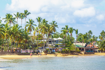 the view of caribbean beach