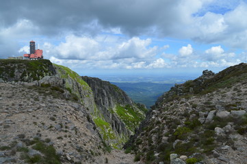 Snow cache in summer