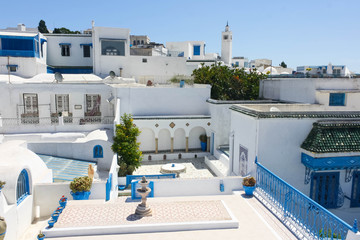 View of the town Sidi Bou Said