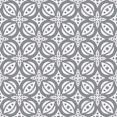 Abstract seamless pattern in vintage style. Interlocking shapes and textures.