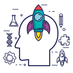 creative mind set icons