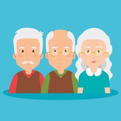 grandparents group avatars characters