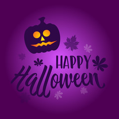 happy halloween greeting card