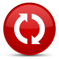 Update icon special red round button