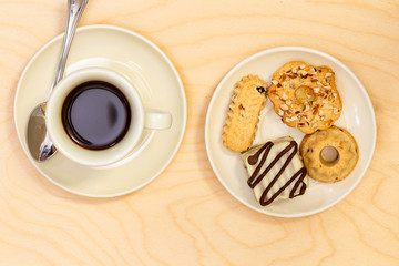 caffè e biscotti 
