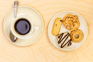 caffè e biscotti 