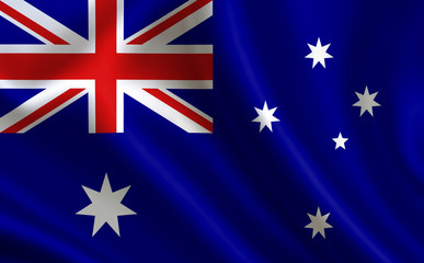 Australian flag. Australia flag. Flag of Australia. Australia flag illustration. Official colors and proportion correctly. Australian background. Australian banner. Symbol, icon.  