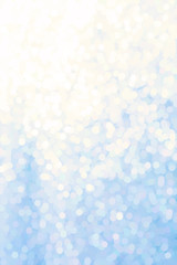 Blurred modern christmas holidays background. Reflections on the water. Boke. Soft colors. Colored circles.