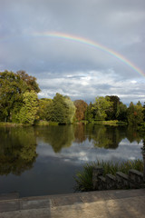 A pond with rainbow (3)