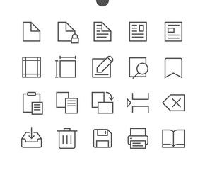 Edit text Pixel Perfect Well-crafted Vector Thin Line Icons 48x48 Ready for 24x24 Grid for Web Graphics and Apps with Editable Stroke. Simple Minimal Pictogram