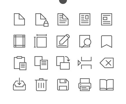 Edit text Pixel Perfect Well-crafted Vector Thin Line Icons 48x48 Ready for 24x24 Grid for Web Graphics and Apps with Editable Stroke. Simple Minimal Pictogram