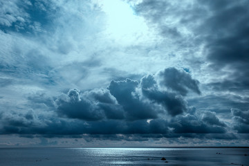 Obraz premium Stormy ocean, abstract natural backgrounds for your design.