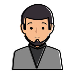 elegant businessman avatar character