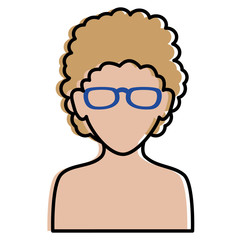 beautiful woman shirtless avatar character