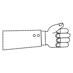 hand human fist icon