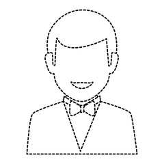 elegant businessman avatar character