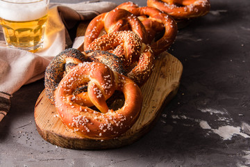 German Pretzel called Brezel. Oktoberfest.
