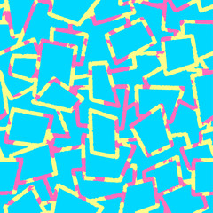 Seamless brushpen textile doodle pattern grunge texture