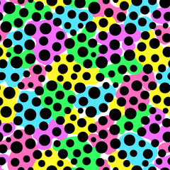 Seamless brushpen textile doodle pattern grunge texture