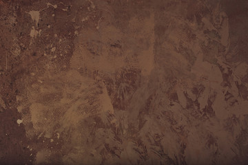 brown wall, plaster, painted background