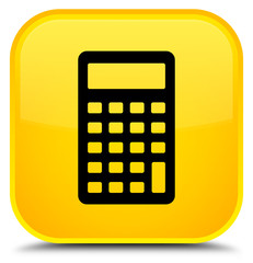 Calculator icon special yellow square button