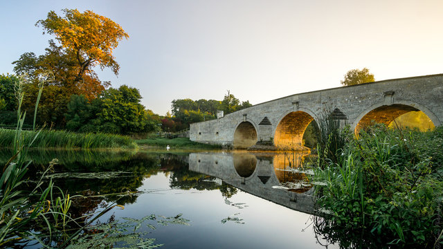 Autumn Milton Ferry bridge