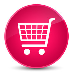 Ecommerce icon elegant pink round button
