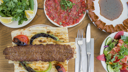 turkish kebab menu