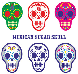 Holy Death, Day of the Dead, mexican sugar skull