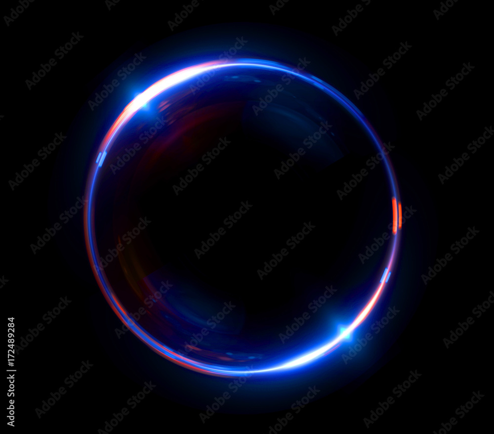 Canvas Prints abstract background. luminous swirling. elegant glowing circle. big data cloud. light ring..sparking