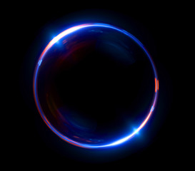 Abstract background. luminous swirling. Elegant glowing circle. Big data cloud. Light ring..Sparking particle. Space tunnel. Colorful ellipse. Glint sphere. Bright border. Magic portal. Energy ball.