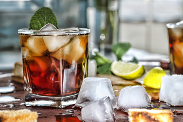 Rum refreshment alcoholic drink