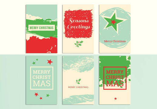 Christmas Greeting Card Set