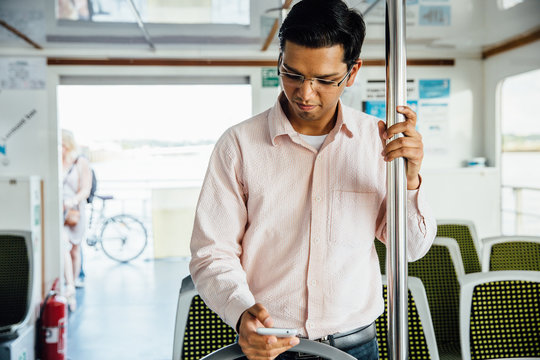 Indian Student Texting