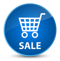 Sale elegant blue round button