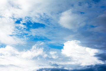 Obraz premium blue sky with clouds