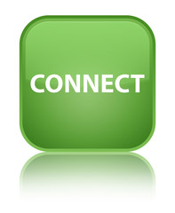 Connect special soft green square button