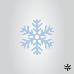 snowflake icon, sign and symbol vector illustration