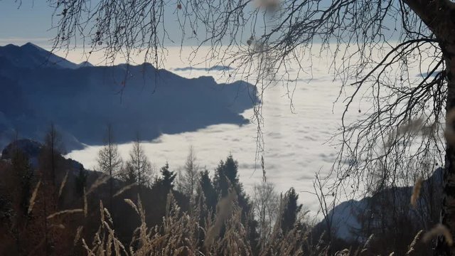 Pianura padana in inverno