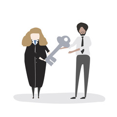 Vector collection of business people