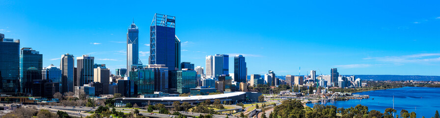 キングスパークから見たパースの街並み