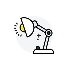 Stand light concept Isolated Line Vector Illustration editable Icon