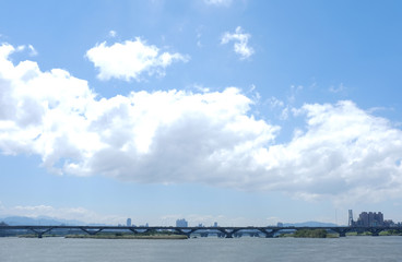 Fototapeta na wymiar Landscape in Taipei City