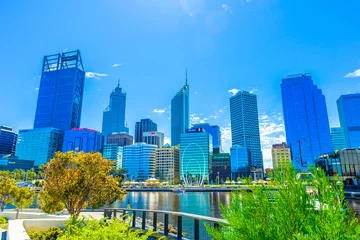 Foto op Plexiglas オーストラリア パースの都市風景 © beeboys